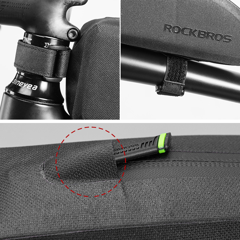 ROCKBROS – sac de vélo imperméable, sacoche de cadre de Tube avant grande capacité – Image 5