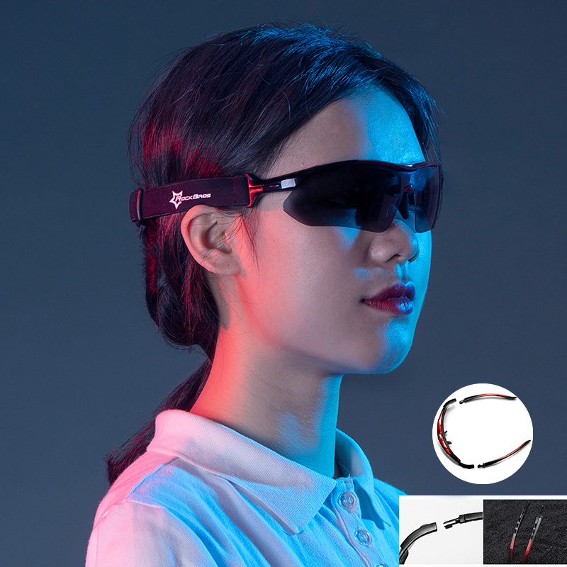 Lunettes de protection avec verres polarisés cyclisme Rockbros – Image 3