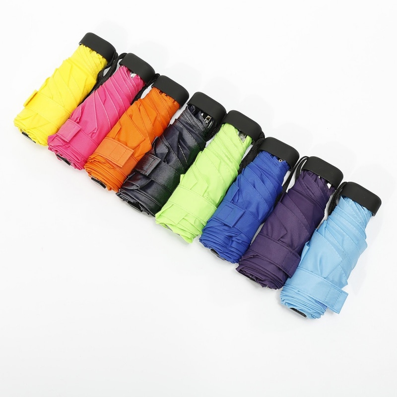 Parapluie pliant Mini Capsule poche voyage Compact homme – Image 5